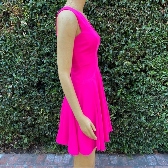 Rebecca Taylor Crepe V-Neck Dress - Picture 2 of 9